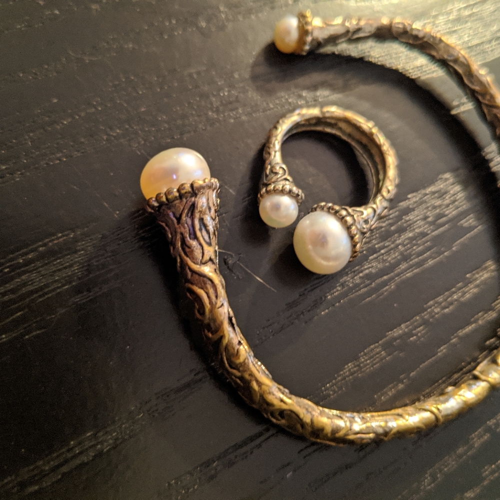 Willow House Pearl Bracelet and Ring